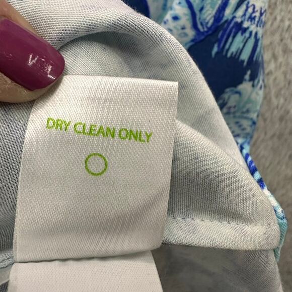 Lilly Pulitzer Size 16 Carlotta Stretch Shift Dress Joy Ride Elephant Coastal - Picture 8 of 12